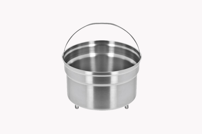 Steam insert ø 19 x 11 cm with holes